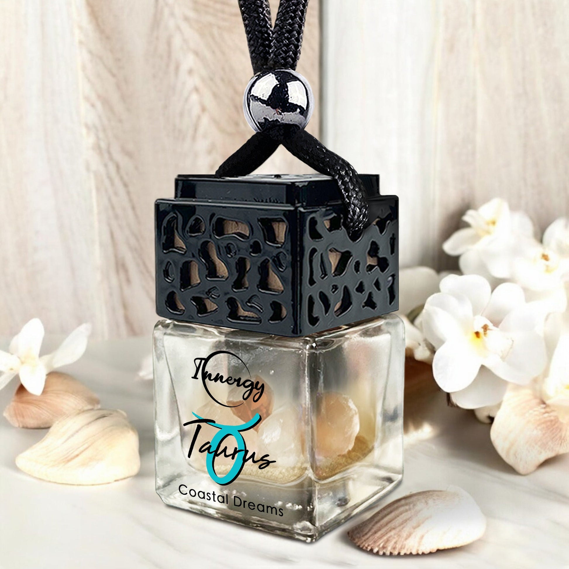 Taurus Zodiac Crystal-Enhanced Oil Diffuser, Car Air Freshener, 8ml - Tampa Home & Garden Store