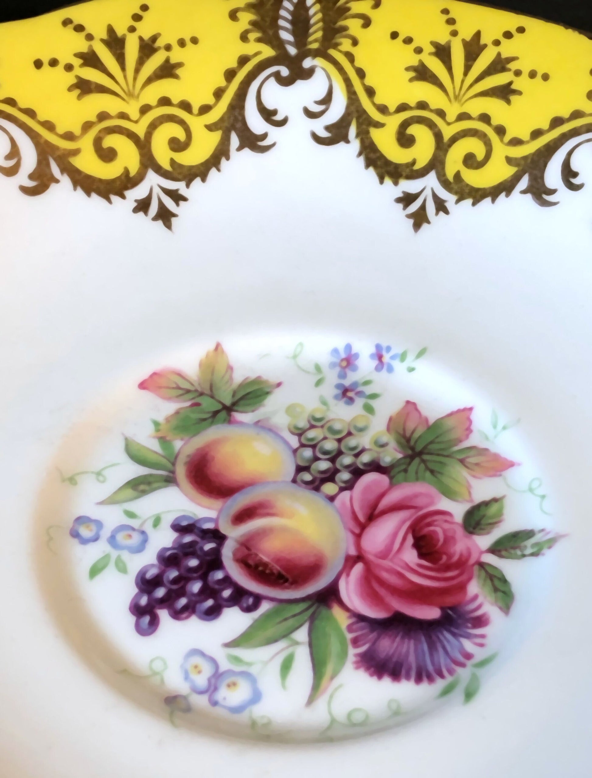Tea Cup and Saucer by Paragon Made in England in Yellow, Gold, Pink. - Tampa Home & Garden Store