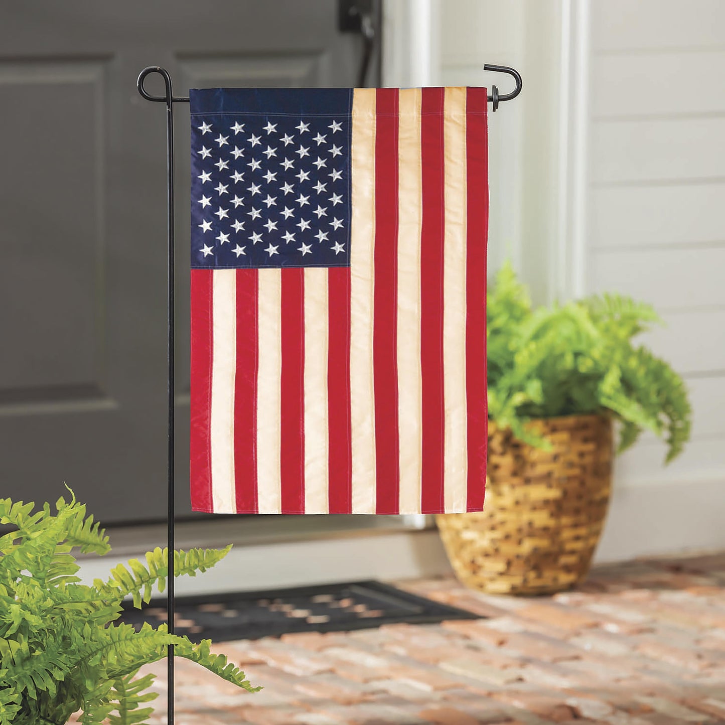 Tea Stained Patriotic American Flag - Tampa Home & Garden Store