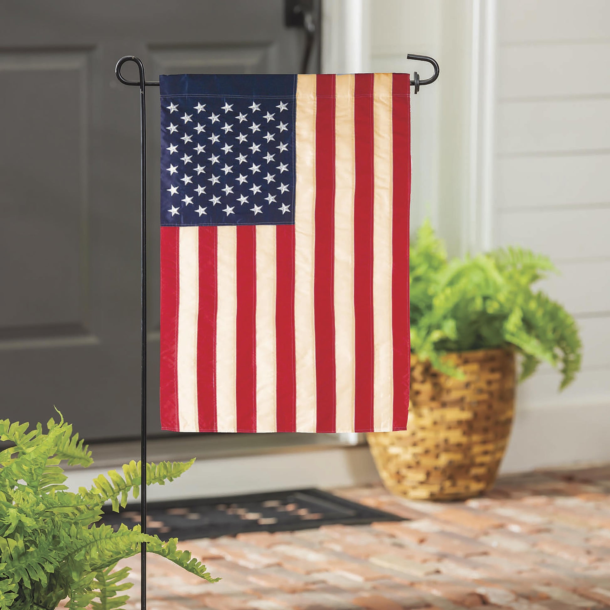 Tea Stained Patriotic American Flag - Tampa Home & Garden Store