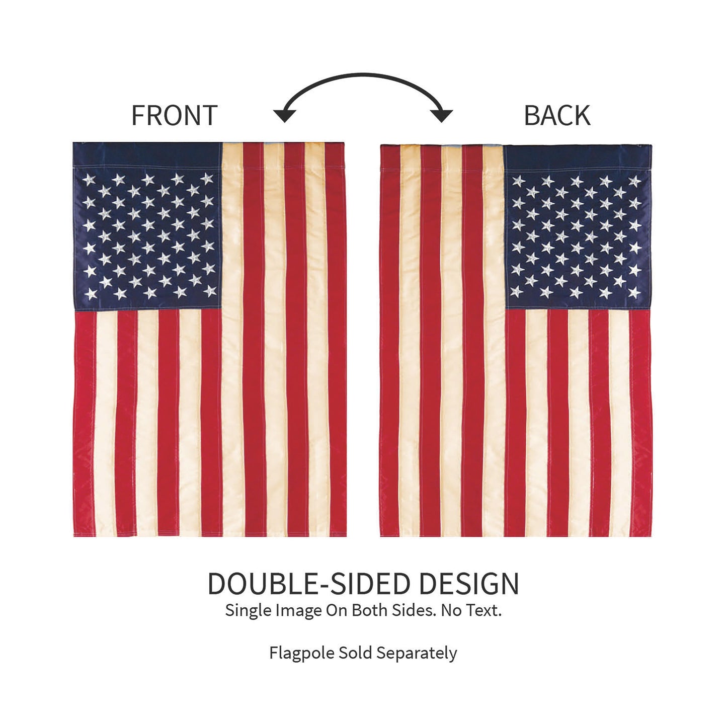 Tea Stained Patriotic American Flag - Tampa Home & Garden Store