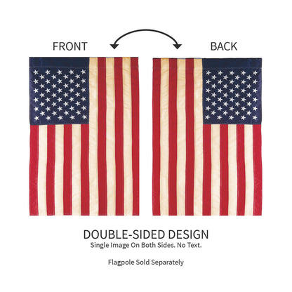 Tea Stained Patriotic American Flag - Tampa Home & Garden Store