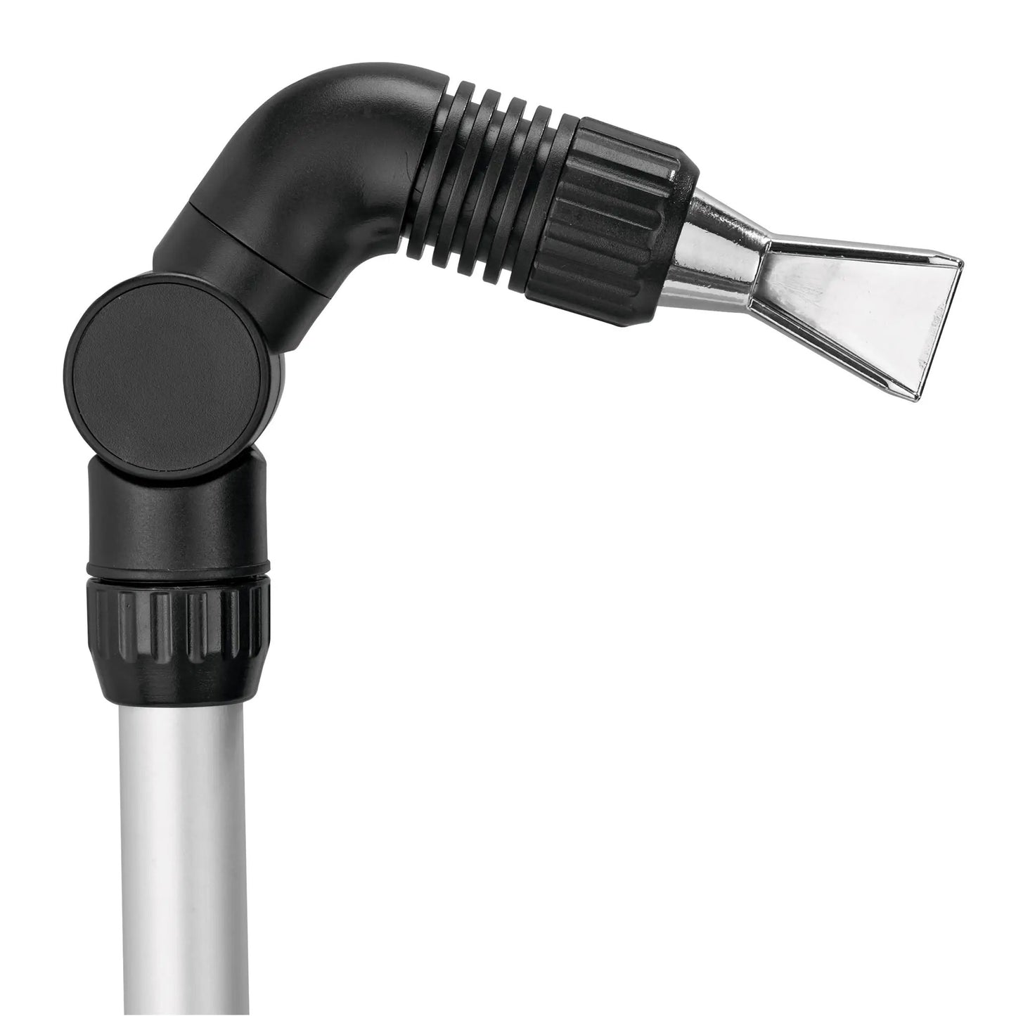 Telescoping gutter cleaning wand with 180 nozzle, black plastic body and metal tip on Tampa Home & Garden Store