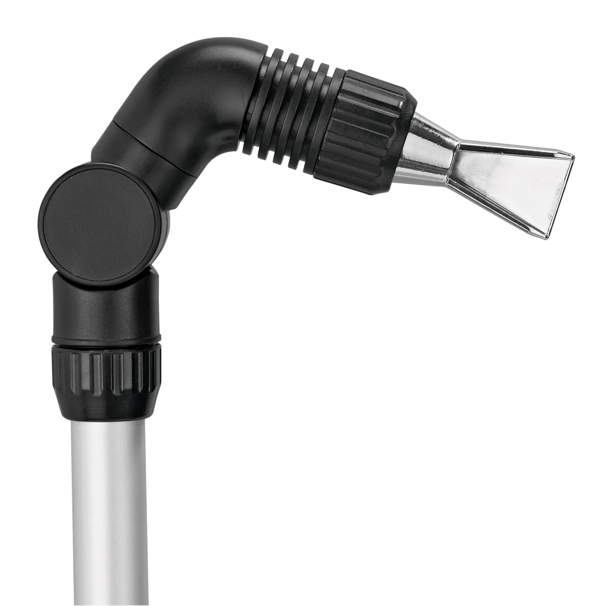 Telescoping gutter cleaning wand with 180 nozzle, black plastic body and metal tip on Tampa Home & Garden Store