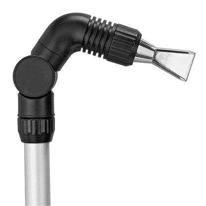 Telescoping gutter cleaning wand with 180 nozzle, black plastic body and metal tip on Tampa Home & Garden Store