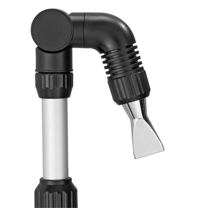 Telescoping Gutter Cleaning Wand with 180 Nozzle, black elbow and hose connector on Tampa Home & Garden Store