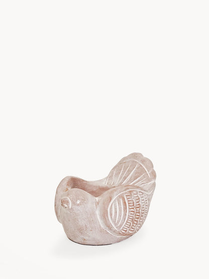 Terracotta Tea Light Candle Holder - Bird - Tampa Home & Garden Store