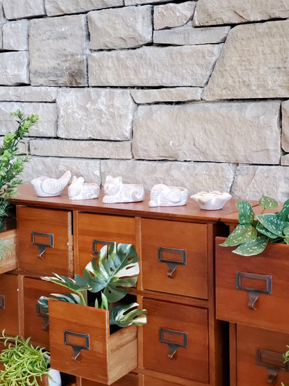 Terracotta Tea Light Candle Holder - Bird - Tampa Home & Garden Store