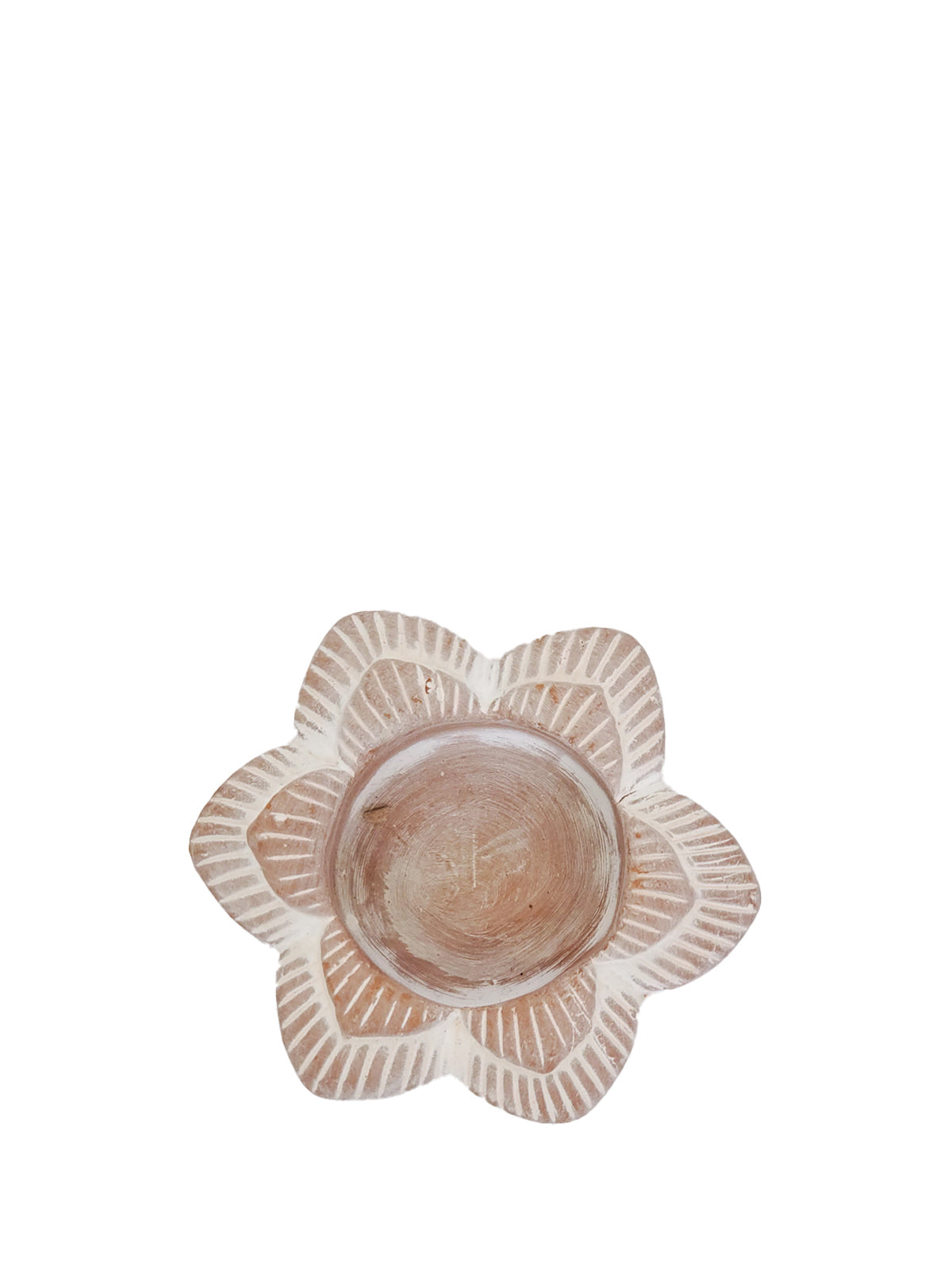 Terracotta Tea Light Candle Holder - Flower - Tampa Home & Garden Store