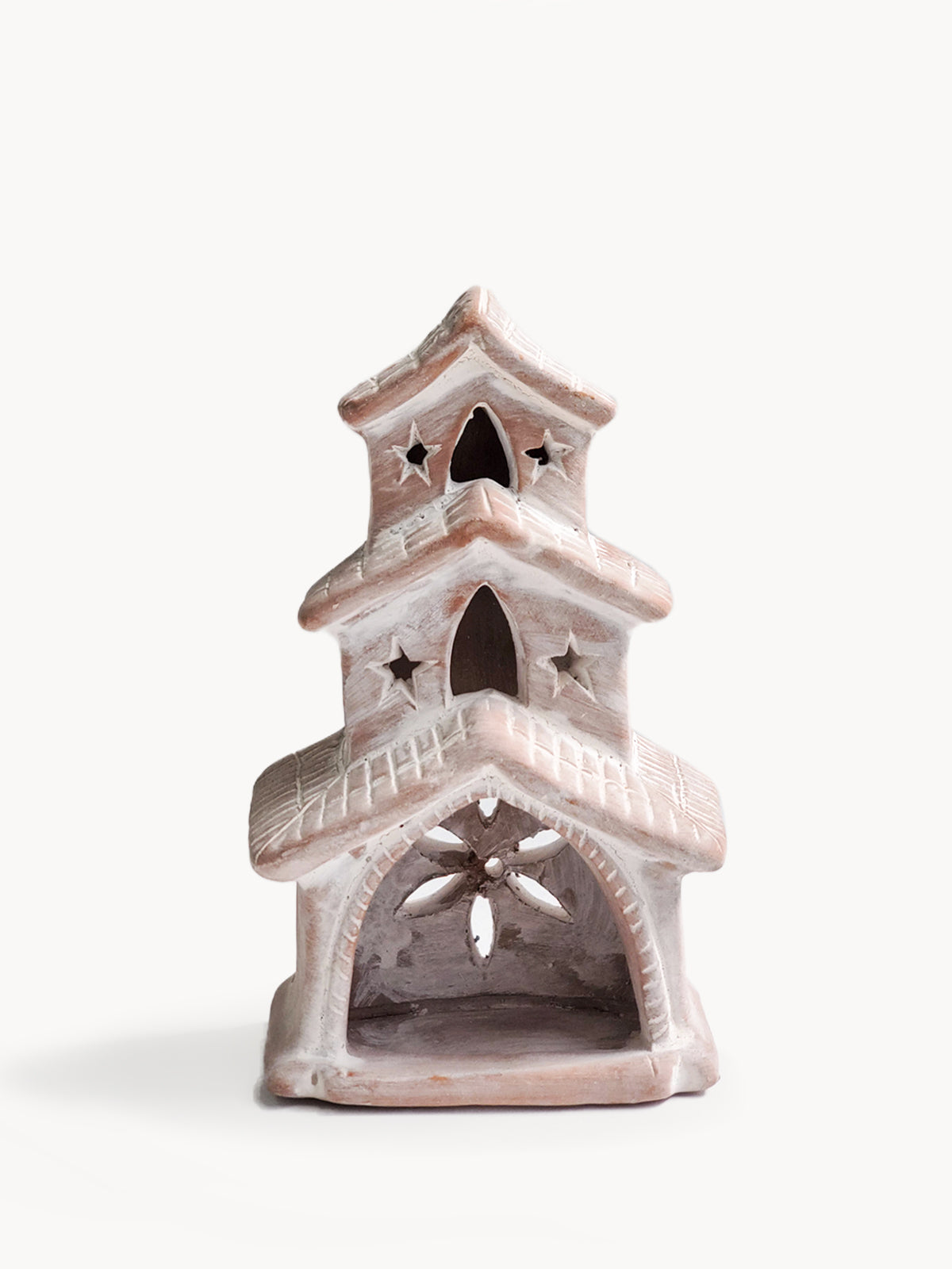 Terracotta Tea Light Candle Holder - House - Tampa Home & Garden Store