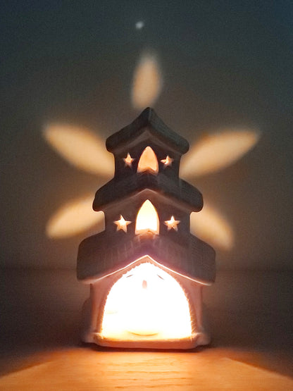 Terracotta Tea Light Candle Holder - House - Tampa Home & Garden Store