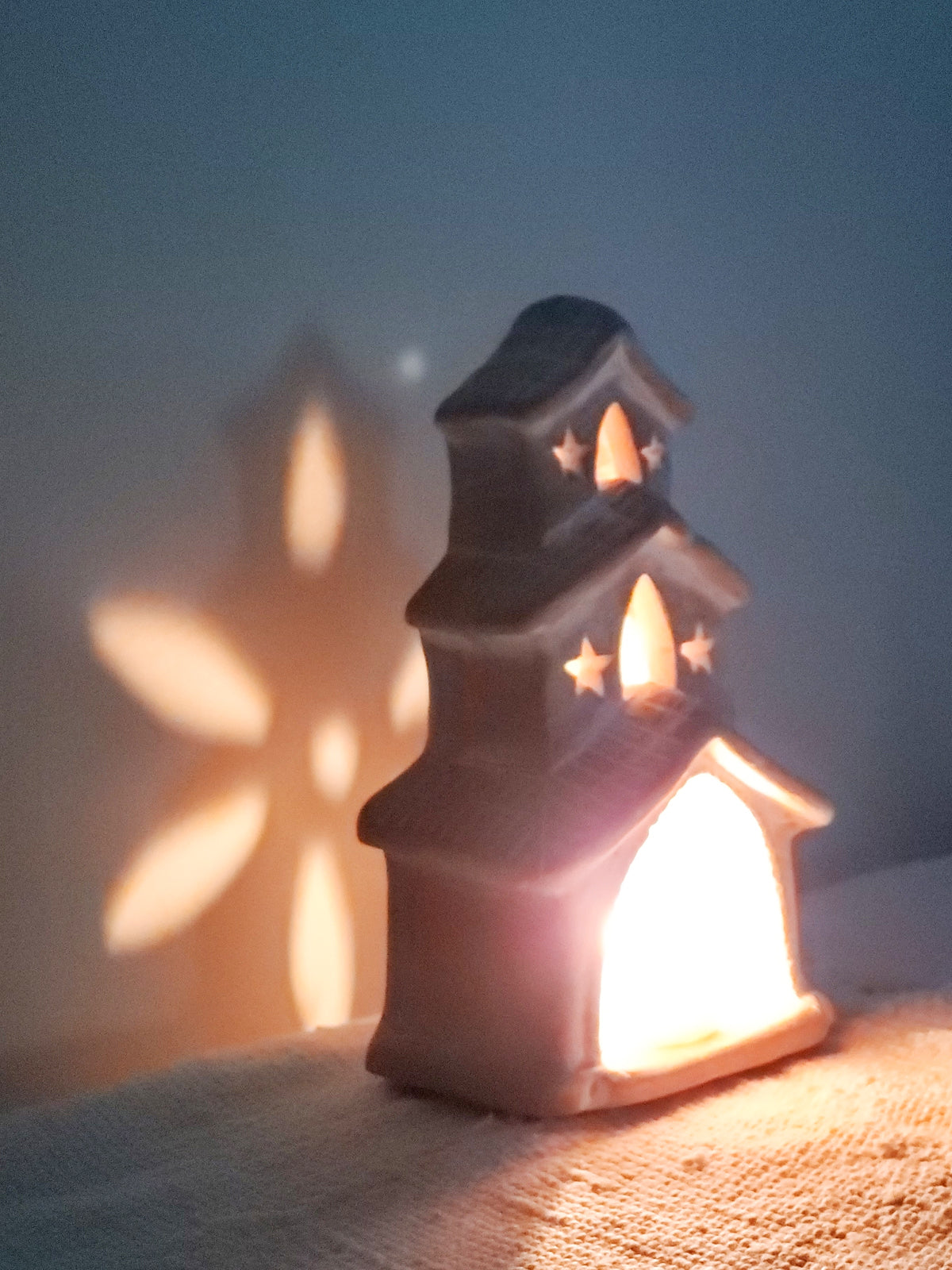 Terracotta Tea Light Candle Holder - House - Tampa Home & Garden Store