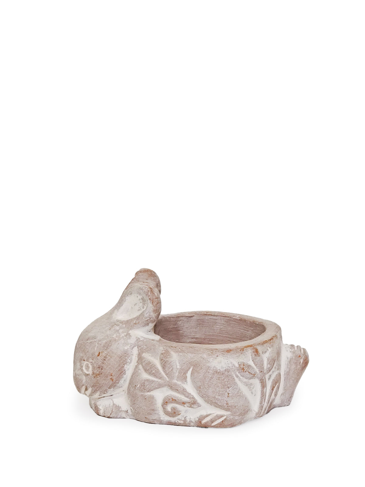 Terracotta Tea Light Candle Holder - Rabbit - Tampa Home & Garden Store