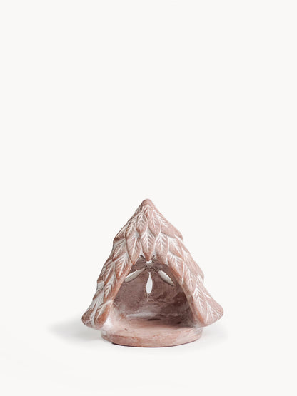 Terracotta Tea Light Candle Holder - Tree - Tampa Home & Garden Store
