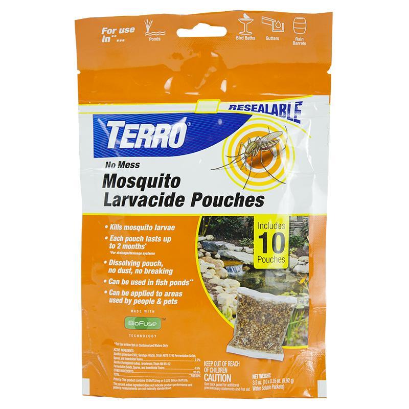 Terro Mosquito Larvacide Pouch (10/pk) - Tampa Home & Garden Store