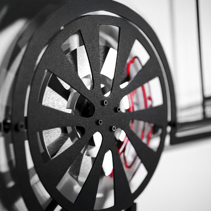Tesla Model S Wall Art – Electric Car Steel Silhouette with Spinning Wheels-KAFMEKA045 - Tampa Home & Garden Store