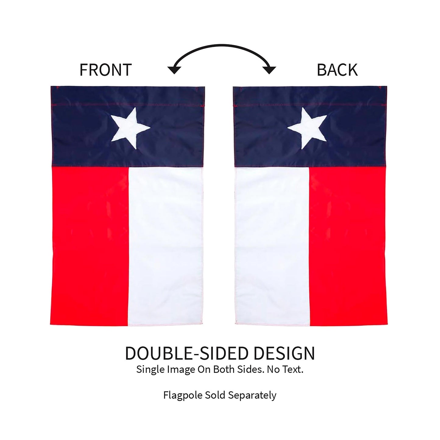 Texas State Flag Garden Applique Flag - Tampa Home & Garden Store