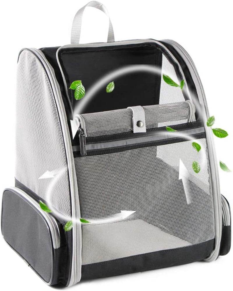 Texsens Innovative Traveler Bubble Backpack Pet Carriers for Cats and Dogs (Black) - Tampa Home & Garden Store