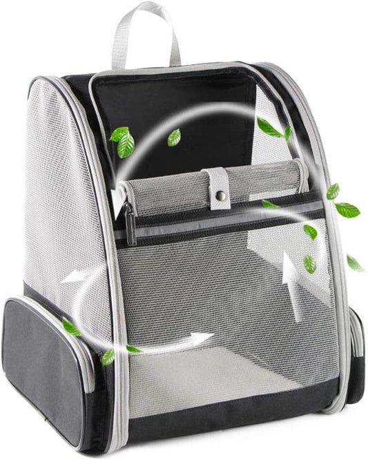 Texsens Innovative Traveler Bubble Backpack Pet Carriers for Cats and Dogs (Black) - Tampa Home & Garden Store