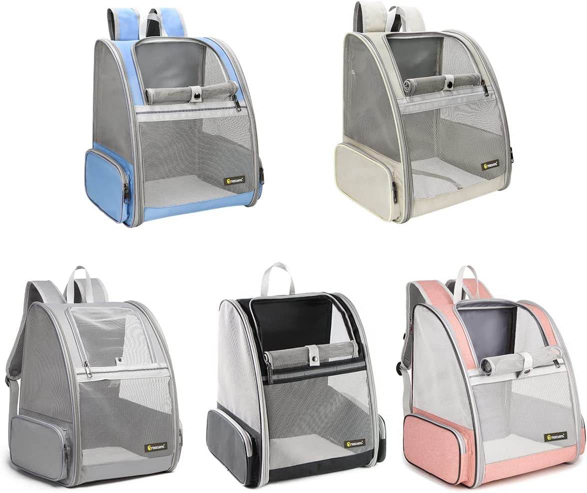 Texsens Innovative Traveler Bubble Backpack Pet Carriers for Cats and Dogs (Black) - Tampa Home & Garden Store