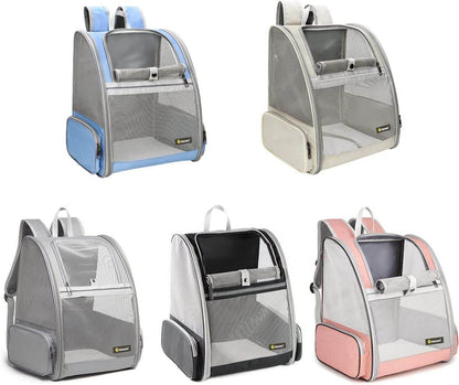 Texsens Innovative Traveler Bubble Backpack Pet Carriers for Cats and Dogs (Black) - Tampa Home & Garden Store