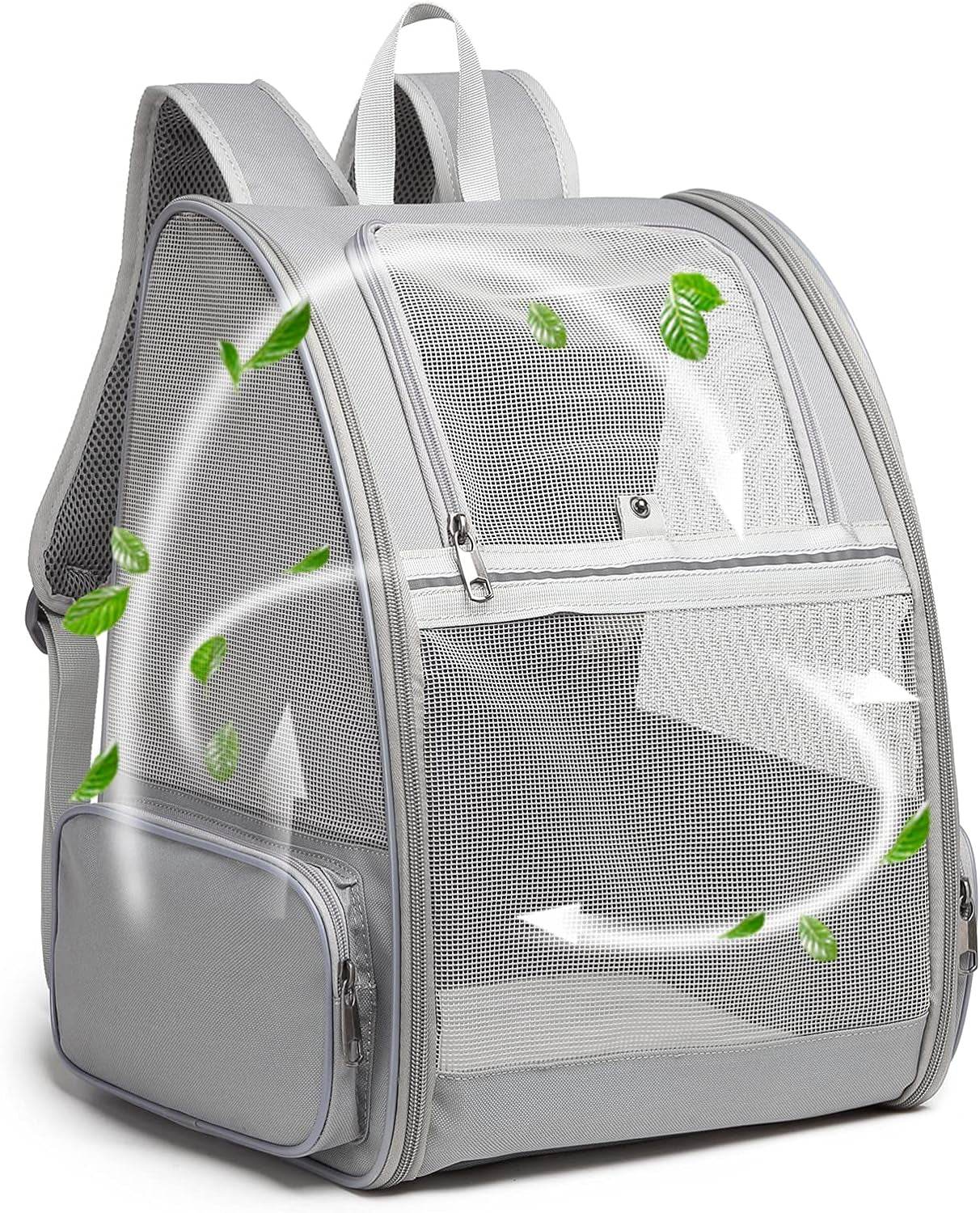 Texsens Innovative Traveler Bubble Backpack Pet Carriers for Cats and Dogs (Black) - Tampa Home & Garden Store