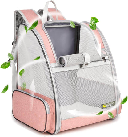 Texsens Innovative Traveler Bubble Backpack Pet Carriers for Cats and Dogs (Black) - Tampa Home & Garden Store
