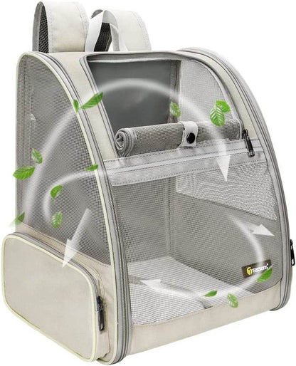 Texsens Innovative Traveler Bubble Backpack Pet Carriers for Cats and Dogs (Black) - Tampa Home & Garden Store