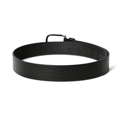 Textured Black Leather Belt - Tampa Home & Garden Store