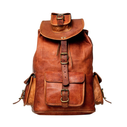 The Alvarado Tanned Backpack - Tampa Home & Garden Store