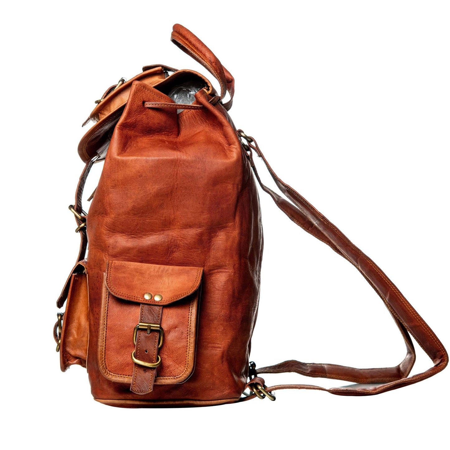 The Alvarado Tanned Backpack - Tampa Home & Garden Store