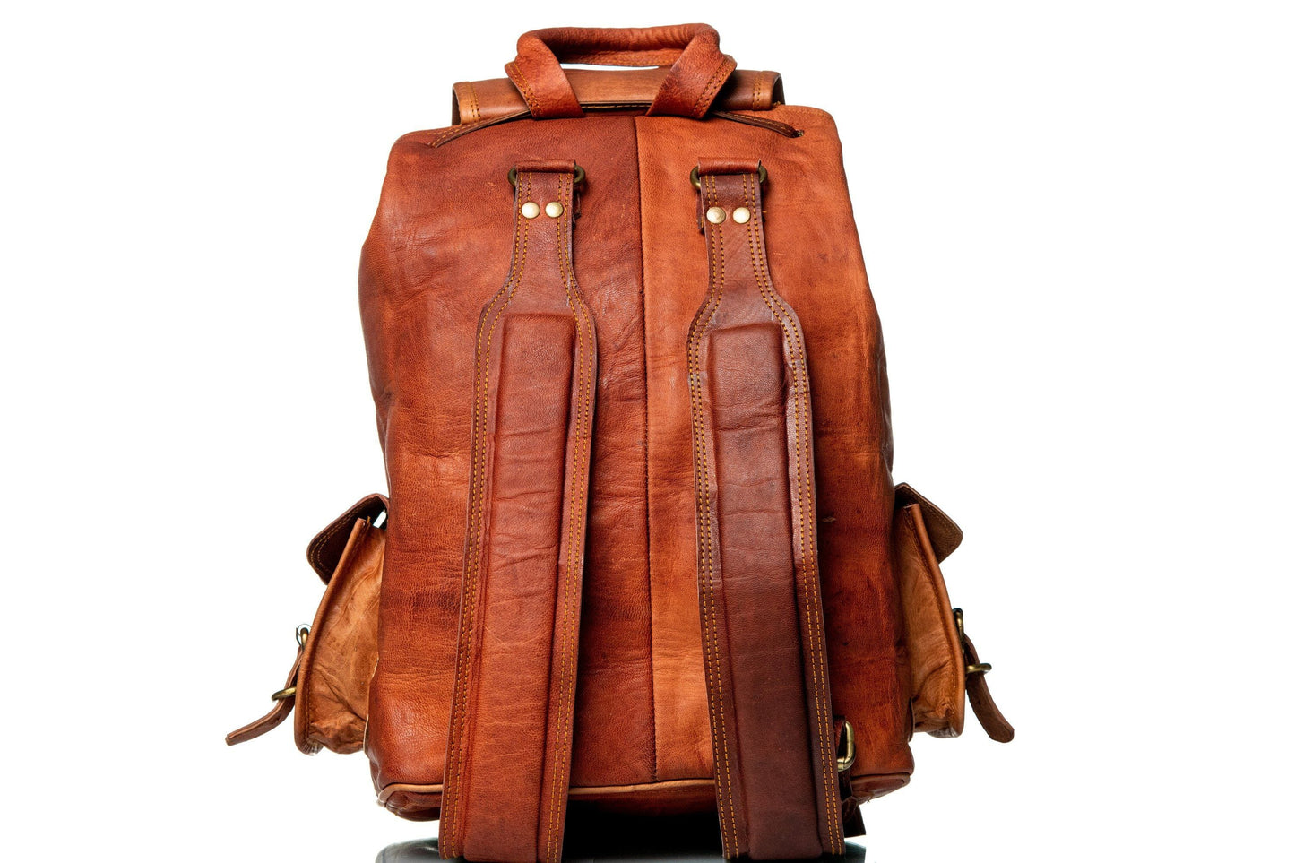 The Alvarado Tanned Backpack - Tampa Home & Garden Store
