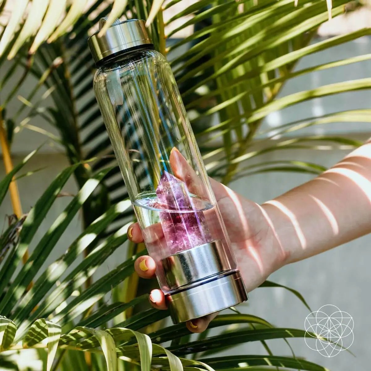 The Amethyst Healing Water Bottle - Tampa Home & Garden Store