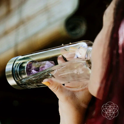 The Amethyst Healing Water Bottle - Tampa Home & Garden Store