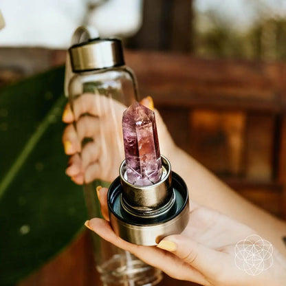 The Amethyst Healing Water Bottle - Tampa Home & Garden Store