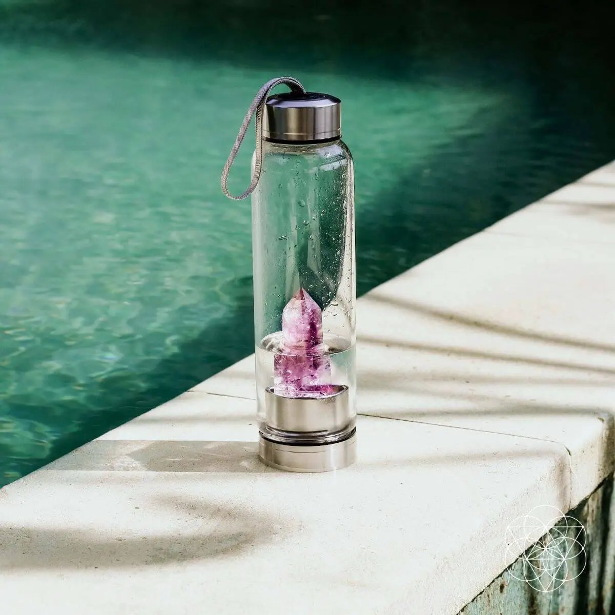 The Amethyst Healing Water Bottle - Tampa Home & Garden Store