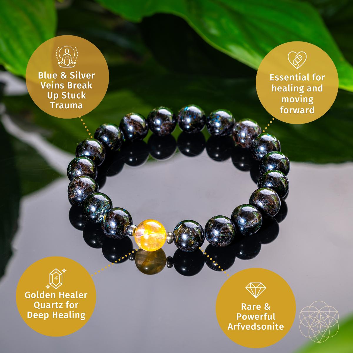 The Arfvedsonite Deep Healing Bracelet - Tampa Home & Garden Store