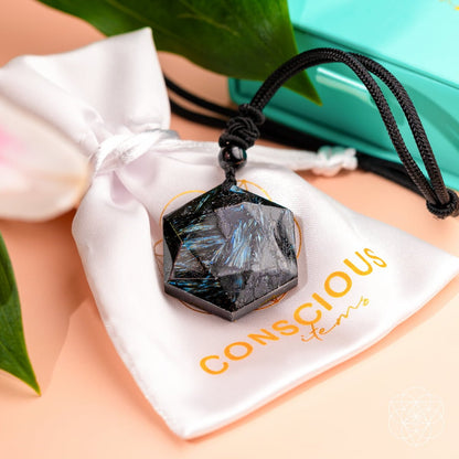 The Arfvedsonite Deep Healing Pendant - Tampa Home & Garden Store