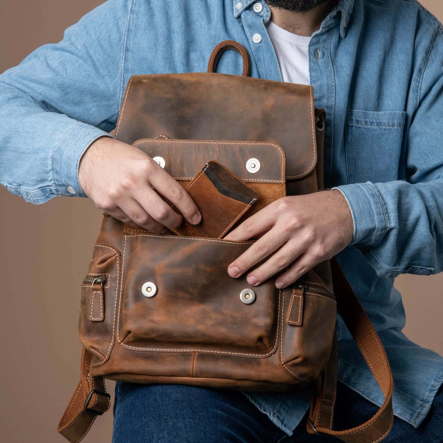 The Armstrong Buffalo Backpack - Tampa Home & Garden Store