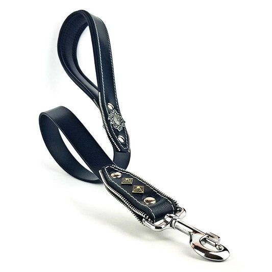 The ''Aztec'' Black leash - Tampa Home & Garden Store