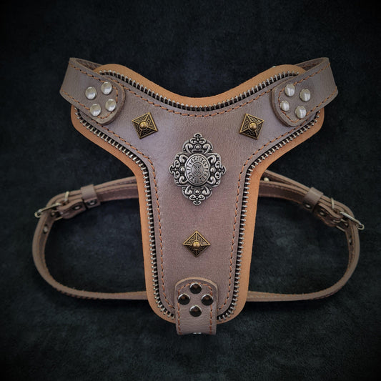 The ''Aztec'' harness Grey Small to Medium Size - Tampa Home & Garden Store