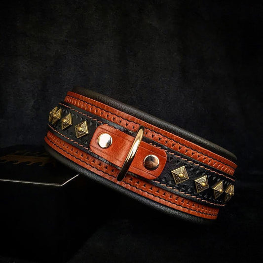 The "Balteus" brown collar - Tampa Home & Garden Store
