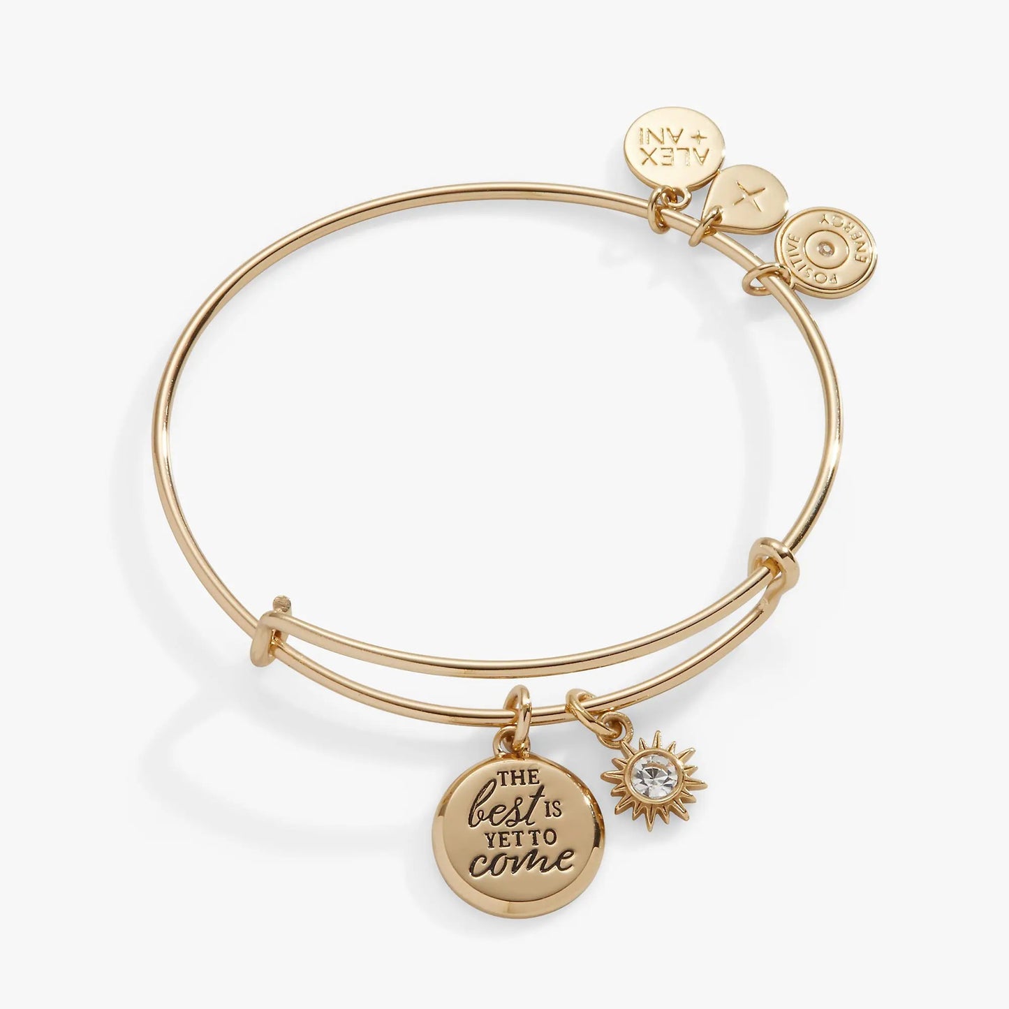 Best Is yet To Come Duo Charm Bangle Bracelet