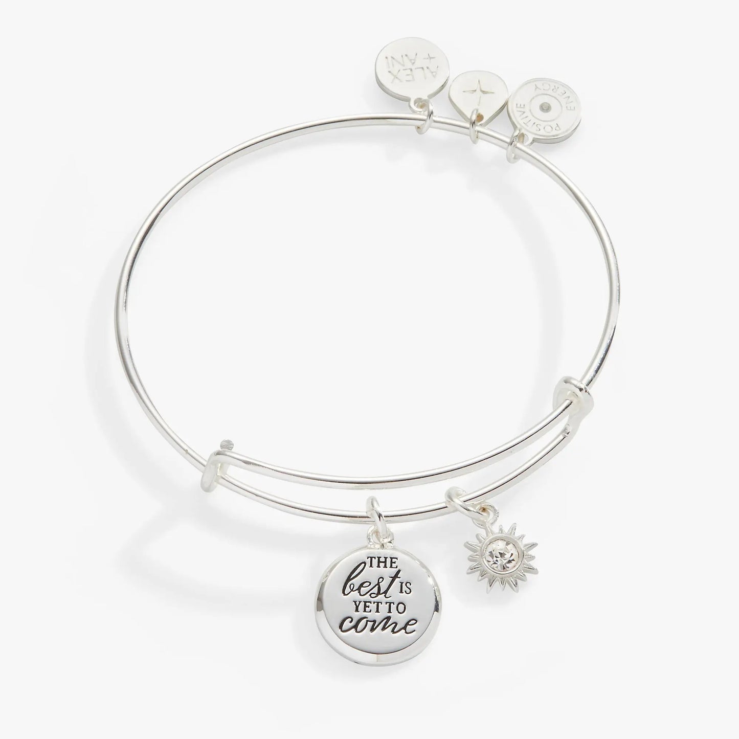 Best Is yet To Come Duo Charm Bangle Bracelet