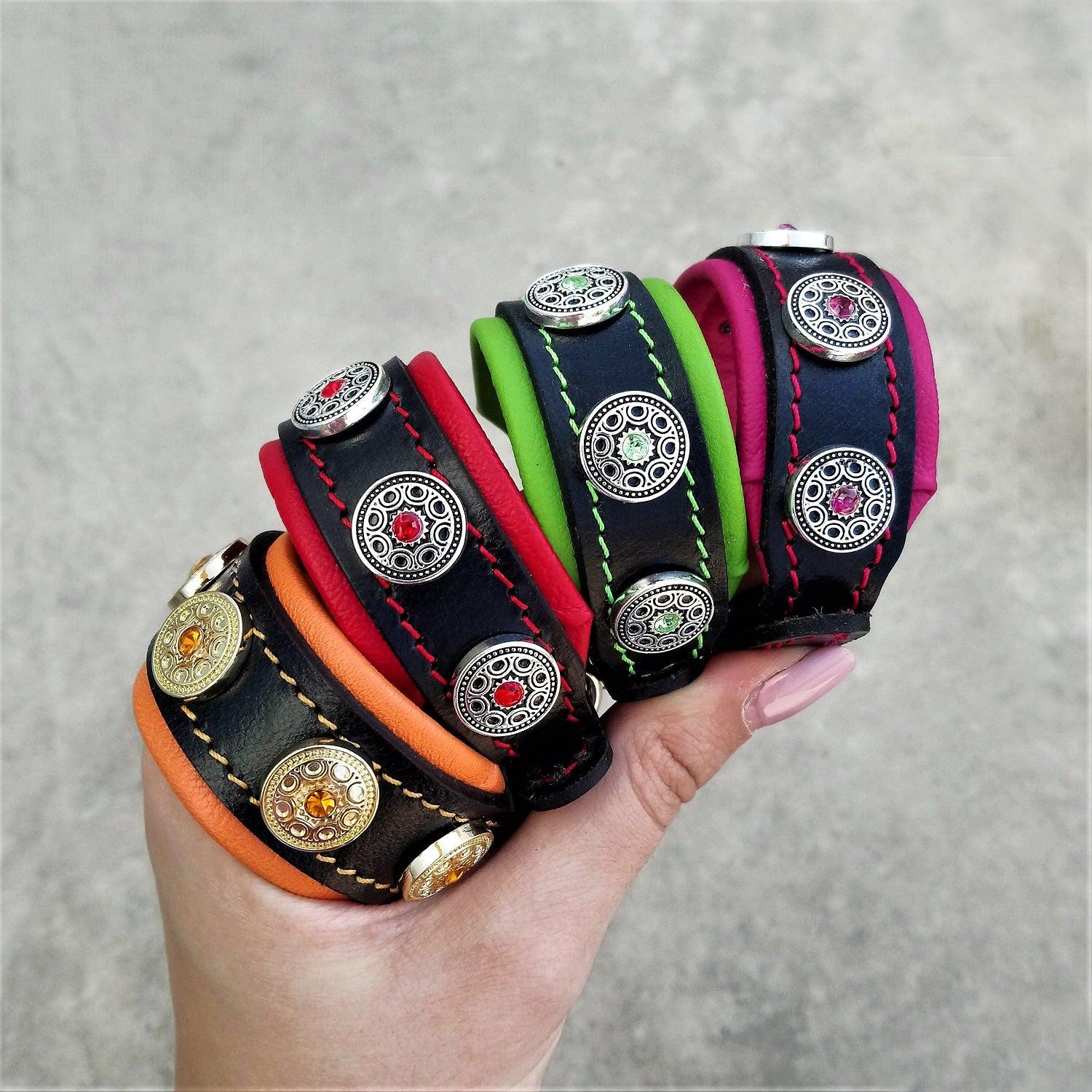 The "Bijou" handmade puppy collar - Tampa Home & Garden Store