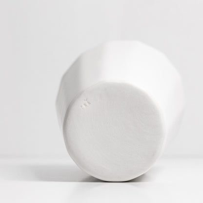 Handmade Porcelain Pint Cup Modern Ceramic Vessel