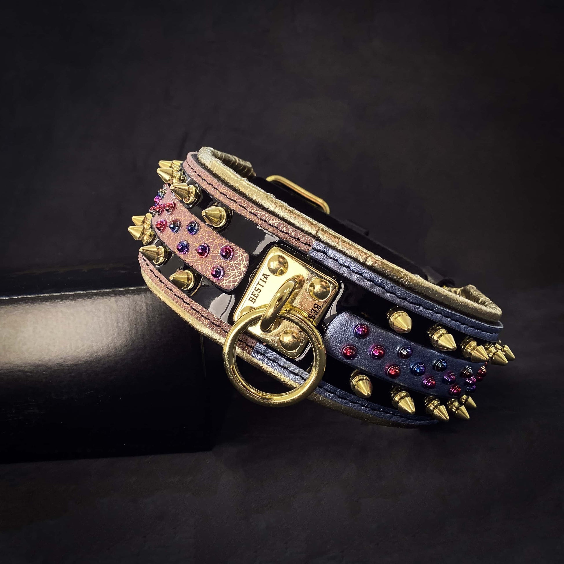 The Candy Dog Collar Black - Tampa Home & Garden Store