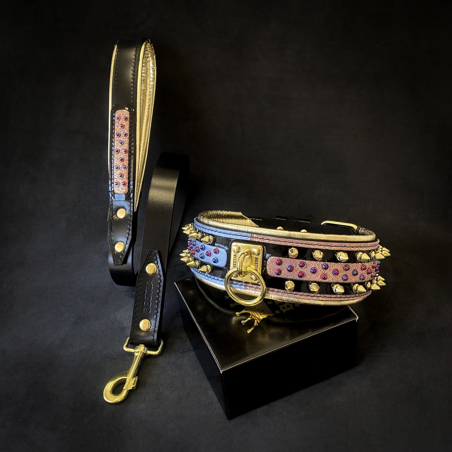 The Candy Dog Collar Black - Tampa Home & Garden Store