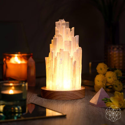 The Cleanse-All Selenite Lamp - 2 Pounds of Healing Power - Tampa Home & Garden Store