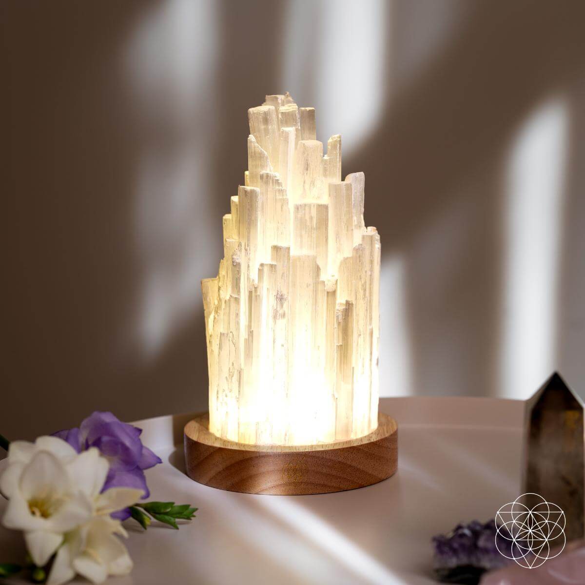 The Cleanse-All Selenite Lamp - 2 Pounds of Healing Power - Tampa Home & Garden Store